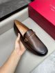 Ferragamo Man Dark Brown Calfskin Business Leather Shoes 0428103 (7)_th.jpg